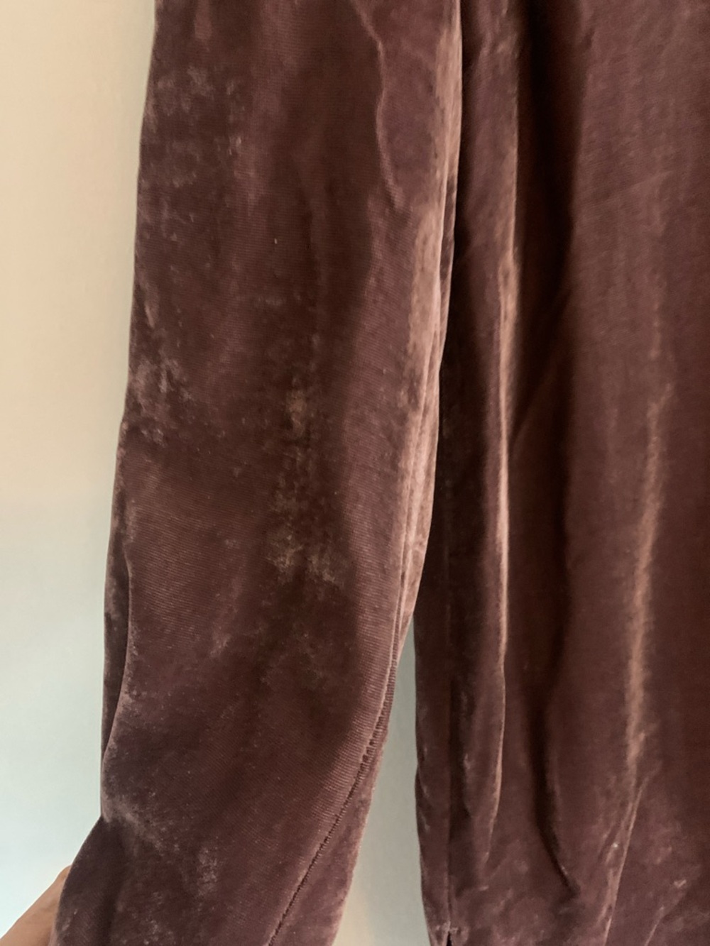 COLDWATER CREEK Velvet Trench Coat in Plum - Picture 3 of 5